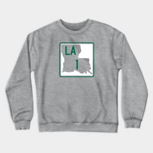 LA 1 - Green and Blue Crewneck Sweatshirt
